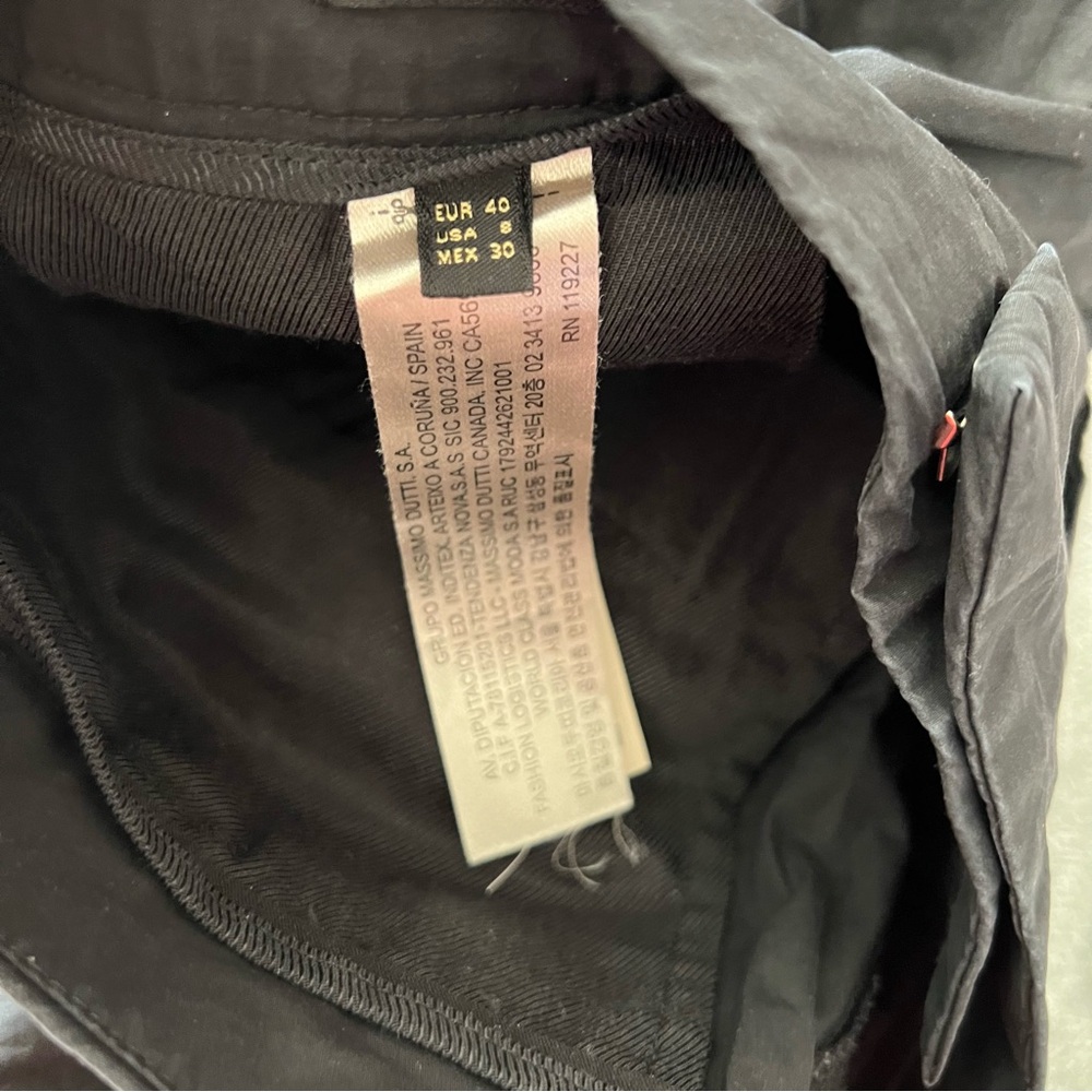 Massimo Dutti Navy Blue Pants Size 8 - Picture 6 of 6